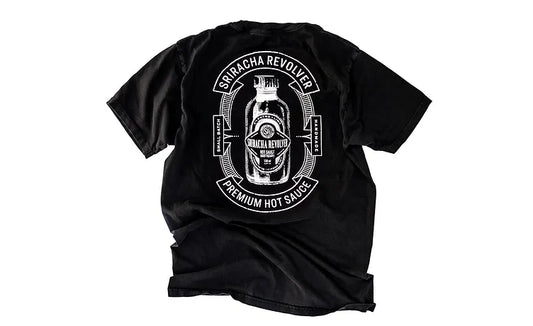 Sriracha Revolver Black Tshirt